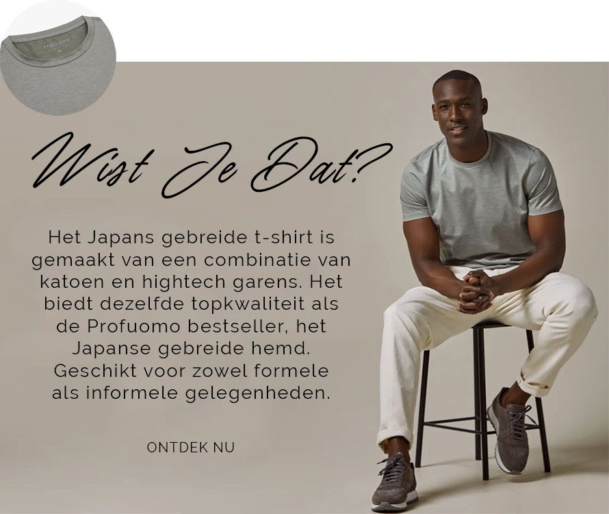 Profuomo_Japans_Gebreide_Tshirt